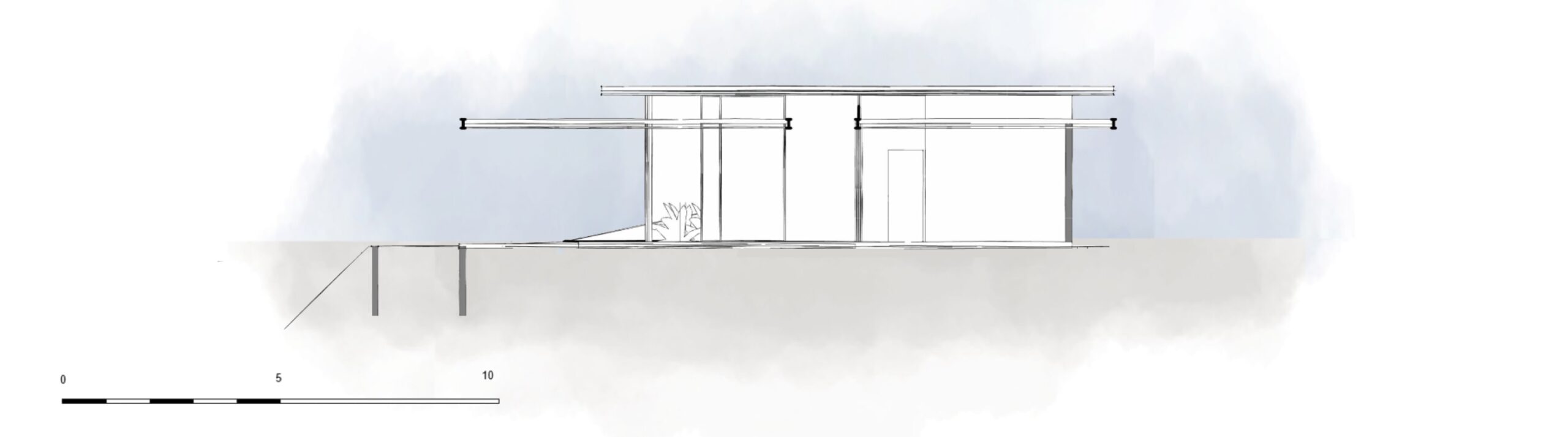 04_Residência Serra_ Corte AA-min